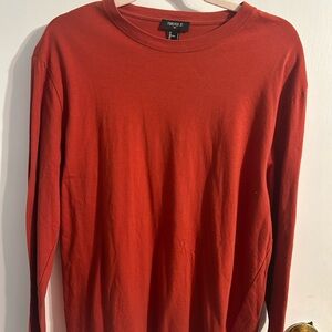 Forever 21 men Bold orange Top